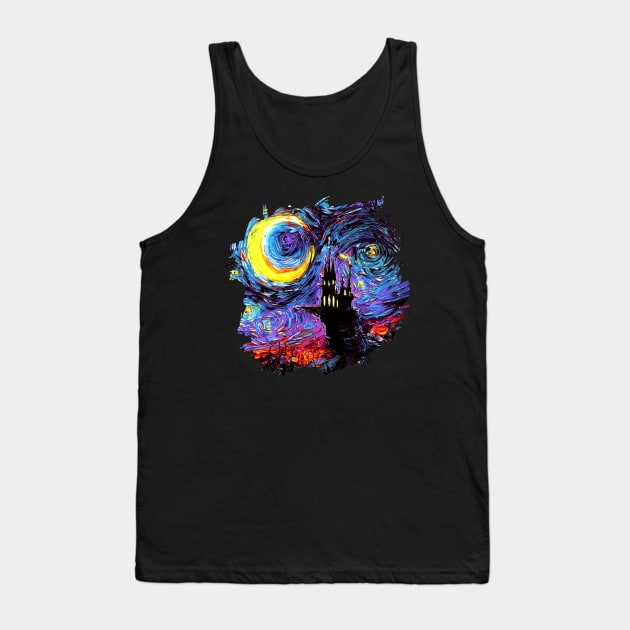 The Haunting of van Gogh with border Tank Top by sagittariusgallery